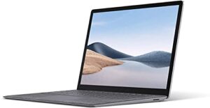 microsoft surface laptop 4 13.5-inch touchscreen 512gb ssd i7 16gb ram with windows 10 pro (core i7-1185g7, wi-fi, latest model) platinum with alcantra, 5f1-00035