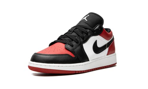 Nike Jordan Youth Air Jordan 1 Low GS 553560 612 Bred Toe - Size 4Y, Gym Red/White-black