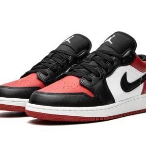 Nike Jordan Youth Air Jordan 1 Low GS 553560 612 Bred Toe - Size 4Y, Gym Red/White-black