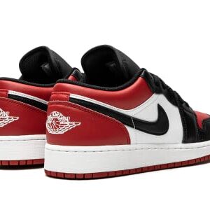 Nike Jordan Youth Air Jordan 1 Low GS 553560 612 Bred Toe - Size 4Y, Gym Red/White-black