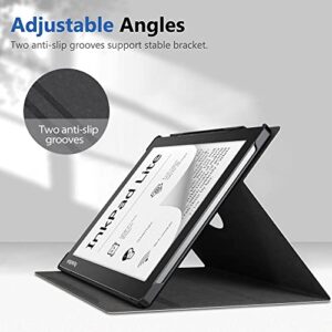 E NET-CASE Case for Pocketbook InkPad Lite 9.7 inch,360 Degree Rotating Protective Tablet, Lightweight Smart Cover Folio Stand Hard Shell Cover for Pocketbook InkPad Lite 9.7 Inch