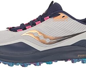 Saucony Women's Peregrine 12 Trail Running Shoe, Prospect Glass, 8.5