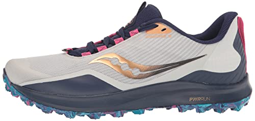 Saucony Women's Peregrine 12 Trail Running Shoe, Prospect Glass, 8.5