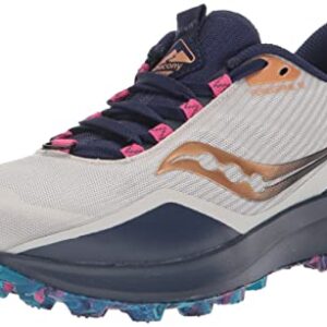 Saucony Women's Peregrine 12 Trail Running Shoe, Prospect Glass, 7.5