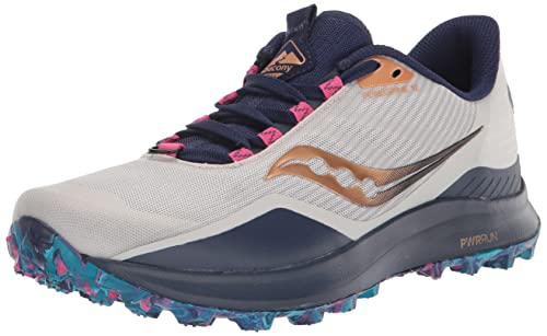 Saucony Women's Peregrine 12 Trail Running Shoe, Prospect Glass, 7.5