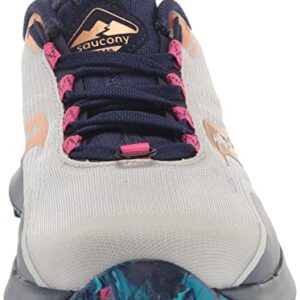 Saucony Women's Peregrine 12 Trail Running Shoe, Prospect Glass, 7.5