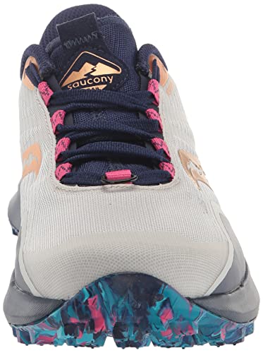 Saucony Women's Peregrine 12 Trail Running Shoe, Prospect Glass, 7.5