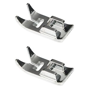 2-pack snap on zig zag presser foot replacement for brother pe-300s sewing machine - compatible with part #5011-4