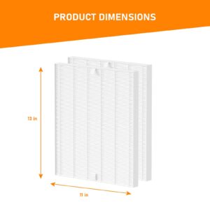 C545 True HEPA Replacement Filter S Compatible with Winix C545 Air Purifier, Replaces Winix S Filter 1712-0096-00, 2 Pack HEPA Filtrer only