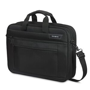samsonite classic 2.0, black, 17" 2 compartment briefcase