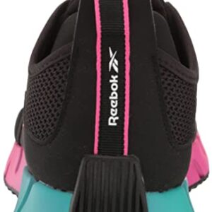 Reebok Women's Zig Dynamica Sneaker, Black/Proud Pink, 8.5