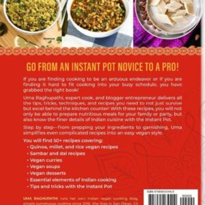 Instant Pot Indian Vegan Cookbook: Save Time and Money with Restaurant Quality Dishes at Home