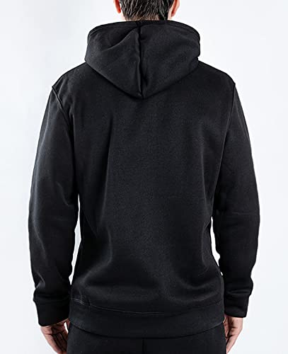 jupkem unisex animation hoodie cosplay Jacket Pullover Sweatshirt with Pocket (XX-Large, Black 1)