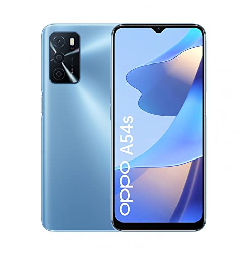 OPPO A54s Dual-SIM 128GB ROM + 4GB RAM (GSM only No CDMA) Factory Unlocked 4G/LTE Smartphone (Pearl Blue) - International Version