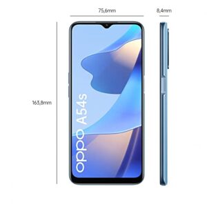 OPPO A54s Dual-SIM 128GB ROM + 4GB RAM (GSM only No CDMA) Factory Unlocked 4G/LTE Smartphone (Pearl Blue) - International Version