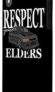 iPhone XR Retro Racer, Respect Your Elders, Mens Vintage Tuner Car Case