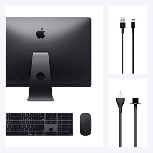 Late 2017 Apple iMac Pro with 3.0GHz 10 Core Intel Xeon W (27 inch, 32GB RAM, 1TB SSD) Space Grey (Renewed)