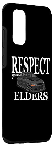 Galaxy S20 Retro Racer, Respect Your Elders, Mens Vintage Tuner Car Case