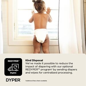 DYPER Viscose from Bamboo Toddler Potty Training Pants Girls & Boys Size 2T-3T, Honest Ingredients, Day & Overnight, Made with Plant-Based* Materials, Hypoallergenic for Sensitive Skin, Unscented 26Ct