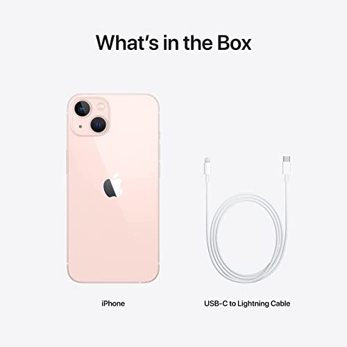 Apple iPhone 13, 128GB, Pink - Unlocked (Renewed)