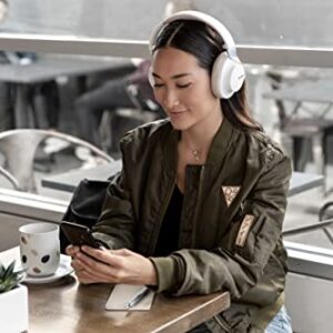 Shure AONIC 40 Over Ear Wireless Bluetooth Noise Cancelling Headphones with Microphone, Studio-Quality Sound, 25 Hour Battery Life, Fingertip Controls, iPhone & Android Compatible - White