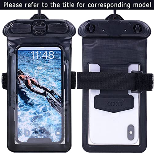Vaxson Phone Case Black, Compatible with Infinix Smart 5 Waterproof Pouch Dry Bag [ Not Screen Protector Film ]