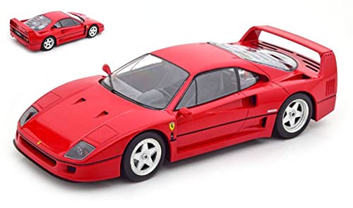 Scale Model Compatible with Ferrari F40 1987 RED 1:18 KK SCALE KKDC180691