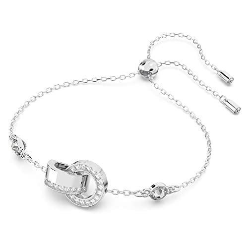 SWAROVSKI Hollow Bracelet, White, Rhodium Finish