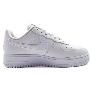 Nike Women's Air Force 1 Basketball Shoes, White/White-metallic Gold, 6.5