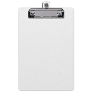 piasoenc wood clipboards, recycled hardboard clipboards, white clipboard for office, school, teacher, a5 standard size 6" x 9", paper clip holder, document holder, writing board with pen holder