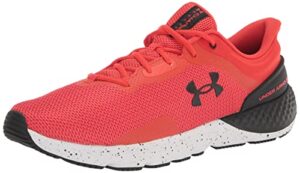 under armour men's charged escape 4 running shoe, (600) radio red/white/black, 11.5