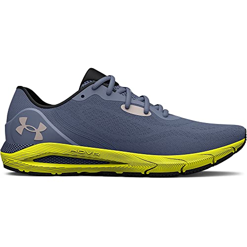 Under Armour Men's HOVR Sonic 5 Running Shoe, (500) Aurora Purple/Yellow Ray/Ghost Gray, 10.5