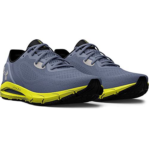 Under Armour Men's HOVR Sonic 5 Running Shoe, (500) Aurora Purple/Yellow Ray/Ghost Gray, 10.5