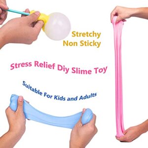 Scented Butter Slime Kit 8 Pack, Super Soft and Non Sticky DIY Slime Surprise Toy, Ideal Gift for Kids, Stress Relief Putty Toy for Girl and Boys