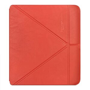 Kobo Libra 2 Black Bundle with Poppy Red SleepCover