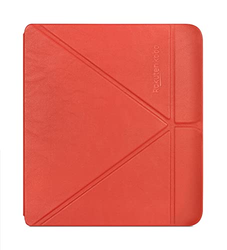 Kobo Libra 2 Black Bundle with Poppy Red SleepCover