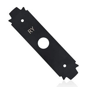 kintle ac04215 8" reversible heavy duty hardened steel edger blade - compatible with all ryobi gas and cordless stick edgers, fits ut50500, ut15518, ry15518, ryedg11, p2310 and p2300b