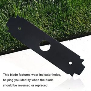 KINTLE AC04215 8" Reversible Heavy Duty Hardened Steel Edger Blade - Compatible with All RYOBI Gas and Cordless Stick edgers, Fits UT50500, UT15518, RY15518, RYEDG11, P2310 and P2300B