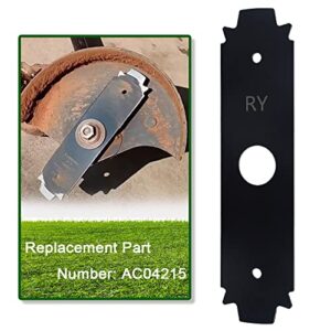 KINTLE AC04215 8" Reversible Heavy Duty Hardened Steel Edger Blade - Compatible with All RYOBI Gas and Cordless Stick edgers, Fits UT50500, UT15518, RY15518, RYEDG11, P2310 and P2300B