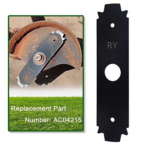 KINTLE AC04215 8" Reversible Heavy Duty Hardened Steel Edger Blade - Compatible with All RYOBI Gas and Cordless Stick edgers, Fits UT50500, UT15518, RY15518, RYEDG11, P2310 and P2300B