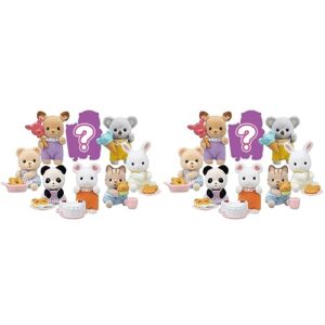 calico critters baby treats series blind bags, surprise set including doll figure and accessory