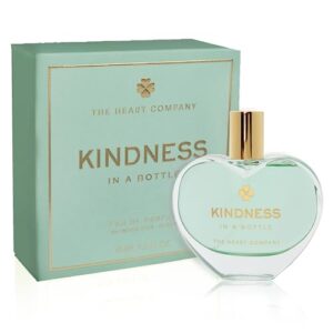 the heart company | kindness in a bottle | fresh perfume for women | vegan women's eau de parfum | clean & unisex fragrance 75ml - 2.5 fl oz.
