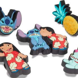 Crocs Jibbitz 5-Pack Disney Shoe Charms | Jibbitz for Crocs, Lilo and Stitch, One Size