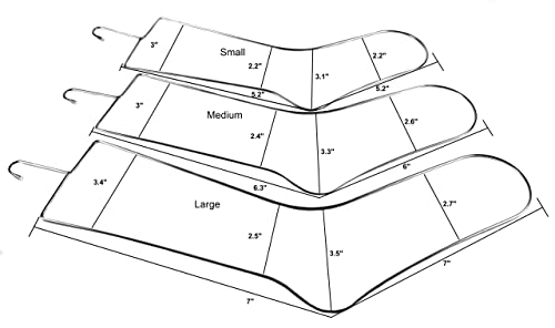 SILLY MONKEY Junior Kids Size Sock Blockers and Laundry Drying Hanger Rack Stainless Steel, Complete with 3 Pairs of Small Medium Large Sock Blockers for Fast Drying and Displaying Hand Knitted Socks