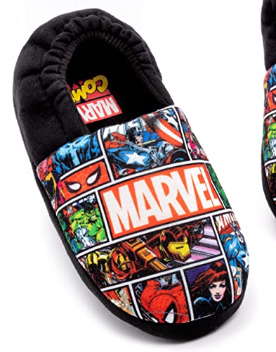 Marvel Avengers Slippers Boys Kids Comic House Shoes Loafers 10.5 US Little Kid