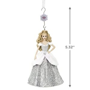 Hallmark Holiday Barbie Christmas Tree Ornament 2021 (with Limited Edition Dated Hook)