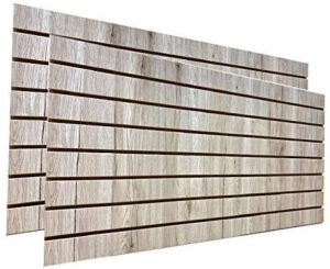 only hangers barnwood slatwall panels 24" h x 48" l (set of 2 panels)