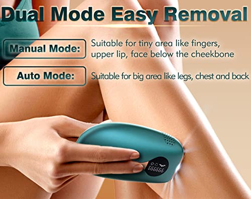 Vimproce IPL Hair Removal with Cooling System, Permanent Hair Removal Device for Women and Men, Painless Hair Remover Upgraded to 999999 Flashes for Face Arm Armpit Leg Bikini Line Home Use, Corded