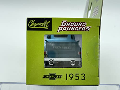 M2 Machines Ground Pounders 1953 Chevy 3100 Truck 1:64 Scale R21 21-06 Teal by M2 Collectible Details Like NO Other! 1 of 6250