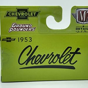 M2 Machines Ground Pounders 1953 Chevy 3100 Truck 1:64 Scale R21 21-06 Teal by M2 Collectible Details Like NO Other! 1 of 6250